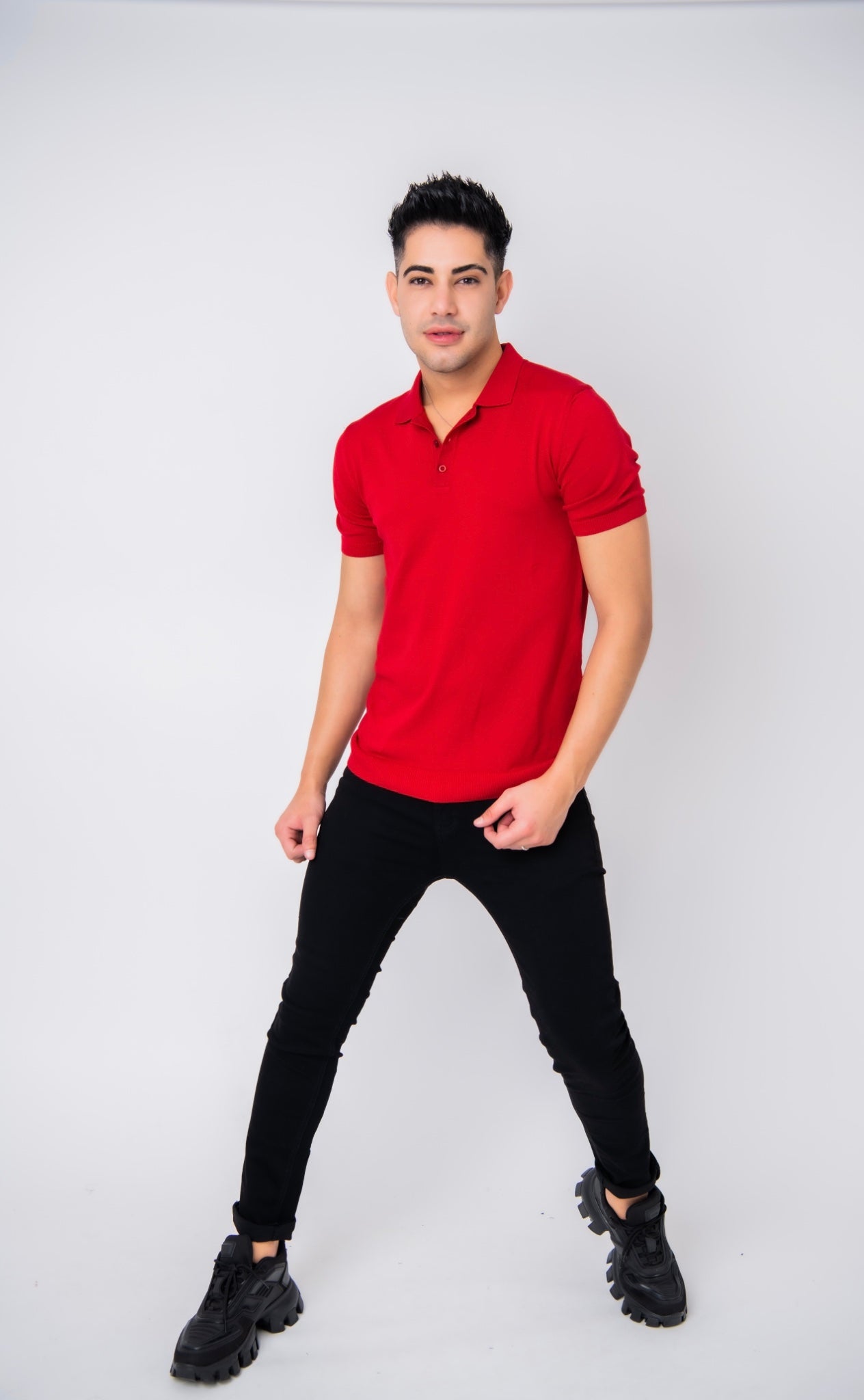 Mens Polo KNIT Tshirt