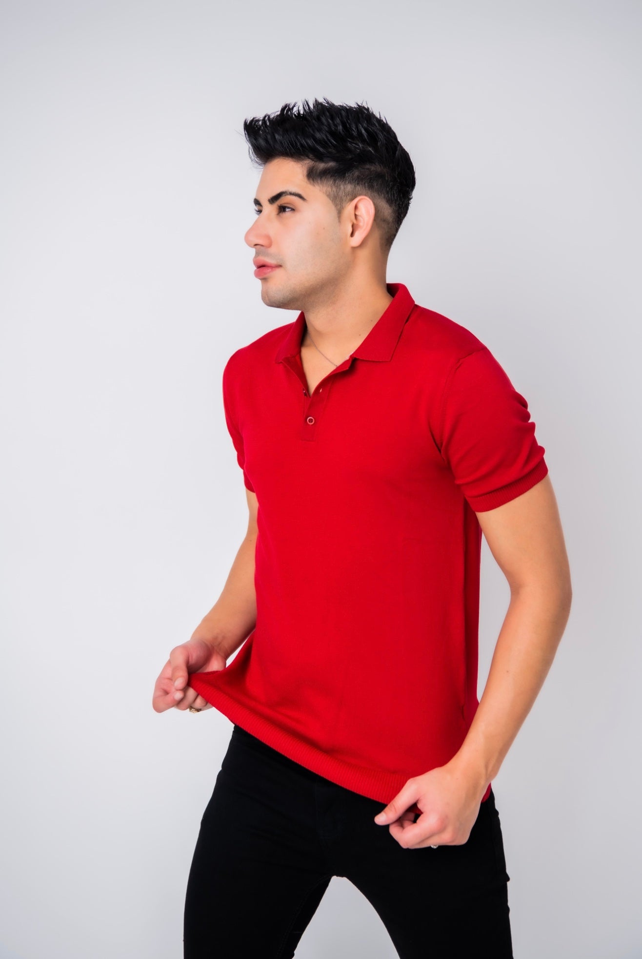 Mens Polo KNIT Tshirt