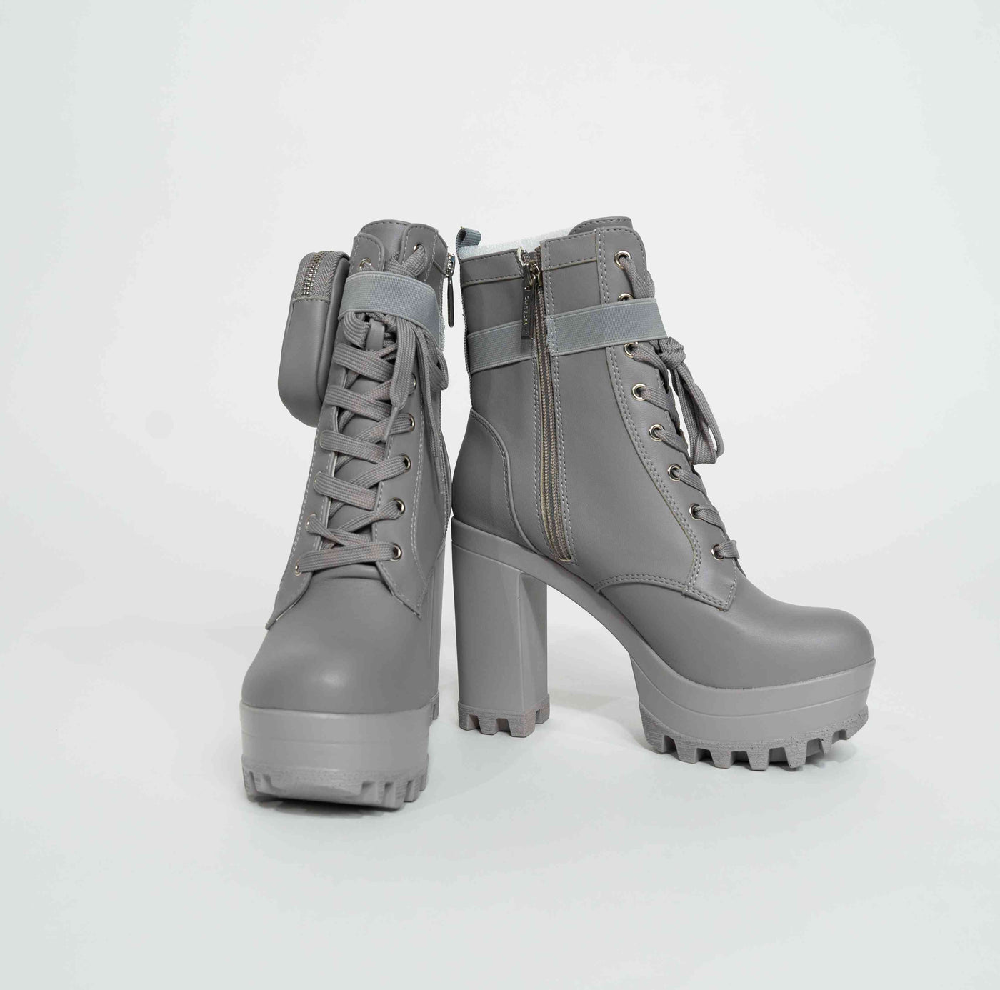 Cargo Leather Boots