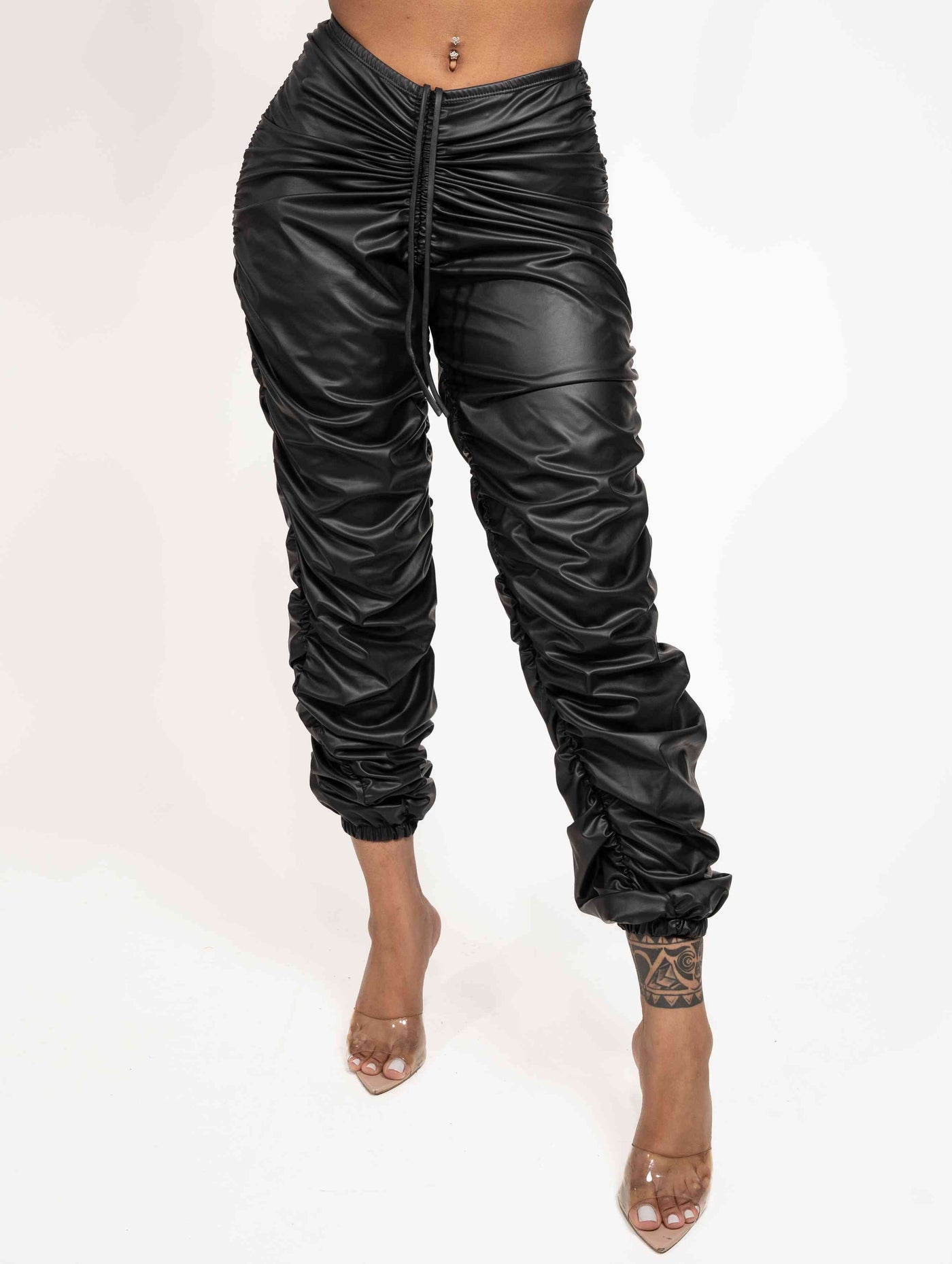 Farandula Leather Night Pants