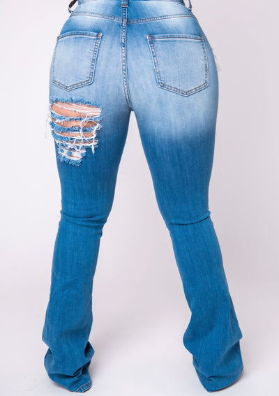 Bell Style Ripped Jean