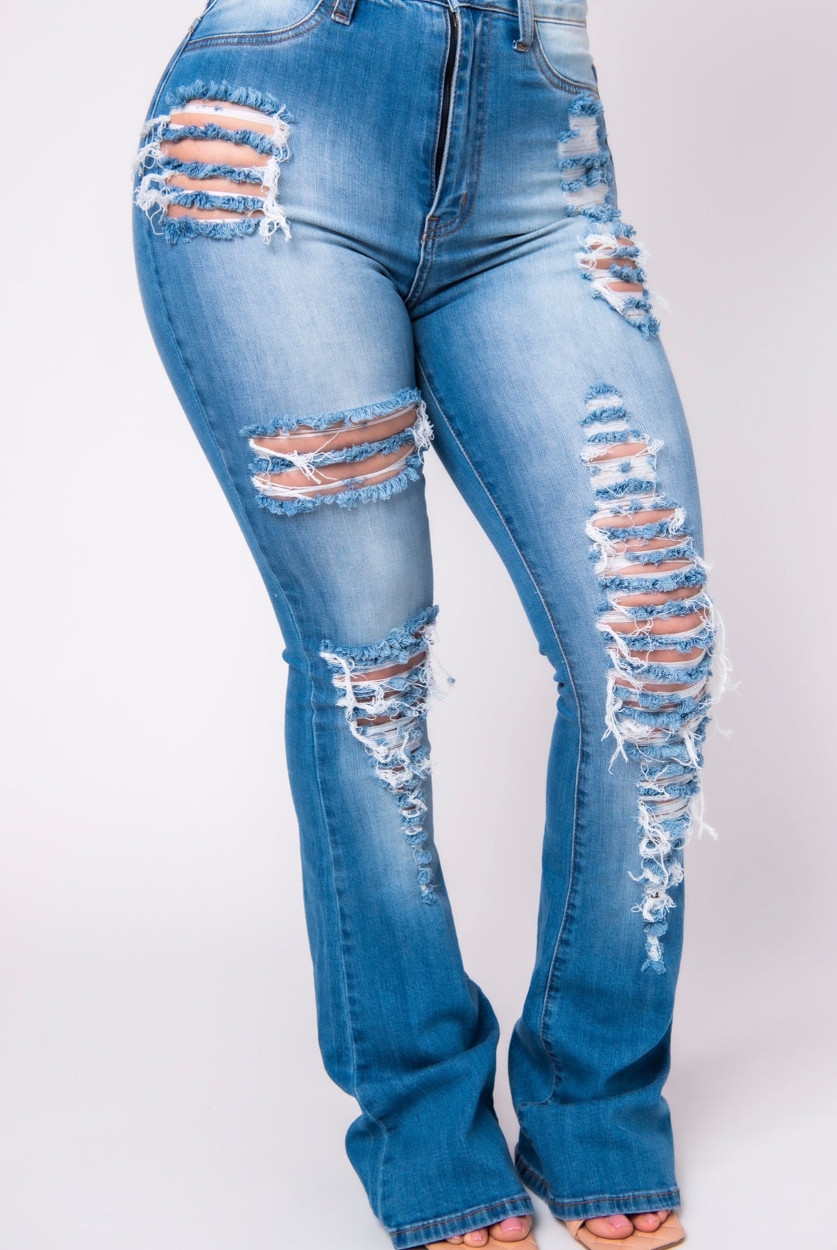 Bell Style Ripped Jean